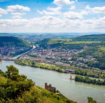 Der wirtschaftlich prosperierende Süden (Bingen) und städtischer Einfluss im Norden von Koblenz. (Foto: Fotolia.com/Matthias)